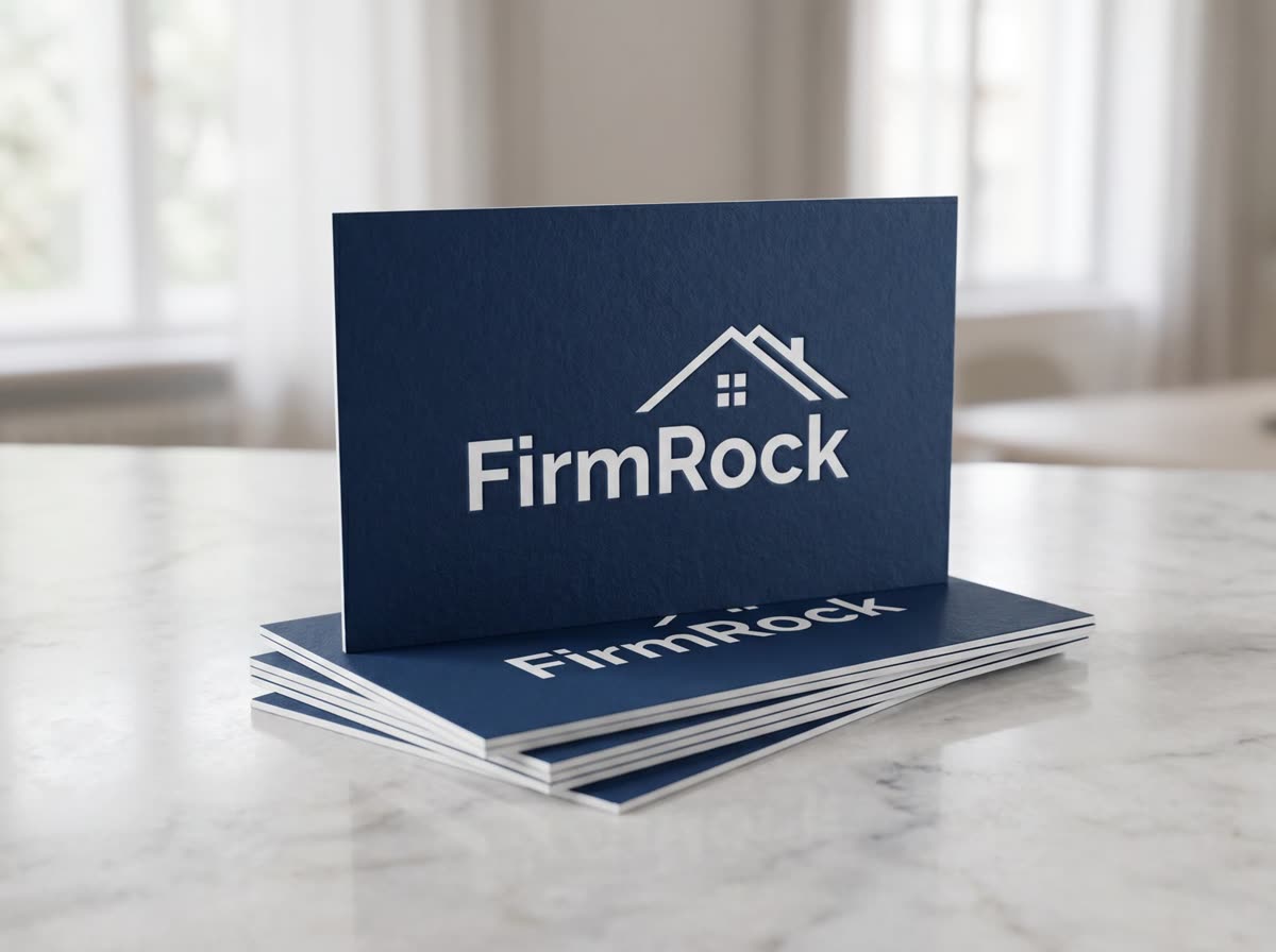 Tarjetas de presentación premium FirmRock